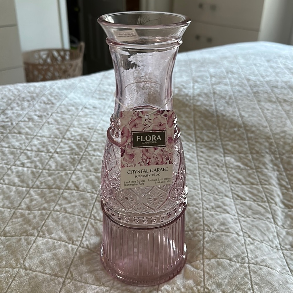Crystal Carafe pink